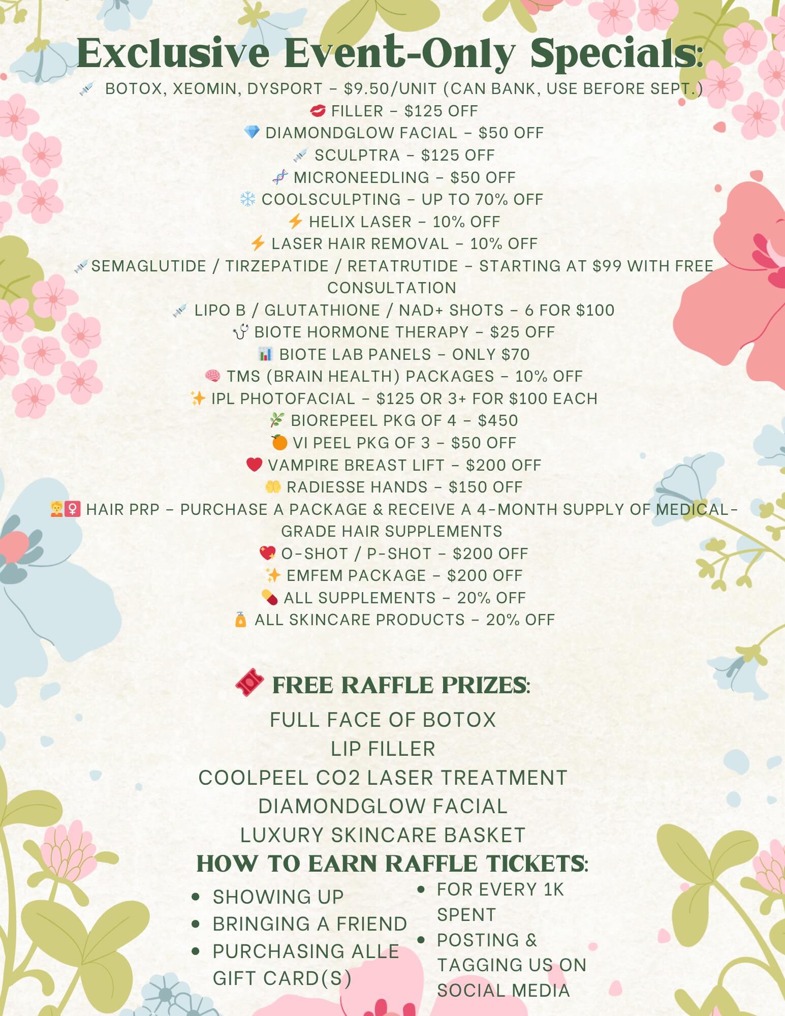 Exclusive Events Infographic