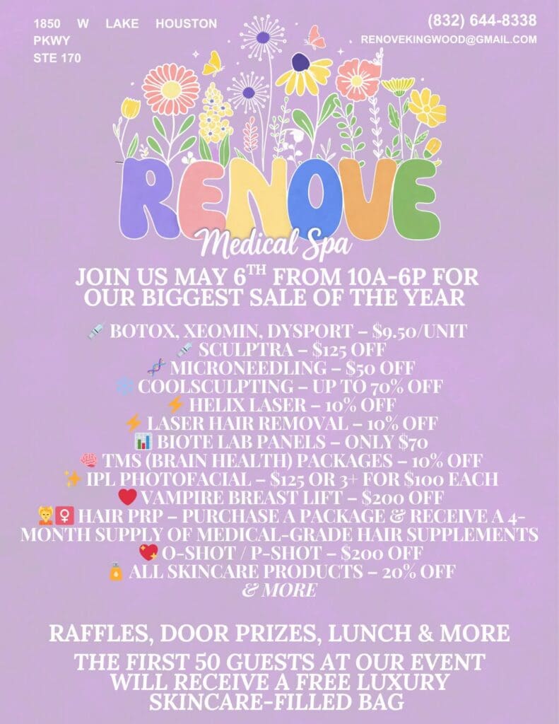 Renove Medical Spa Sale Promo