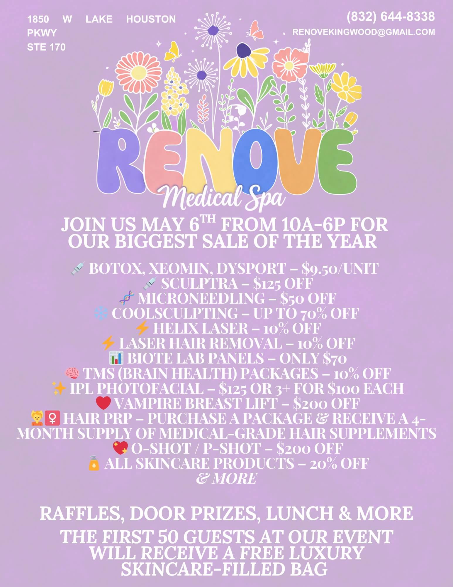 Renove Medical Spa Sale Promo